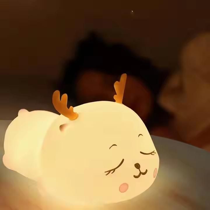 Nursery Night Lights with Battery-Touch Activated LED Light for Kids
