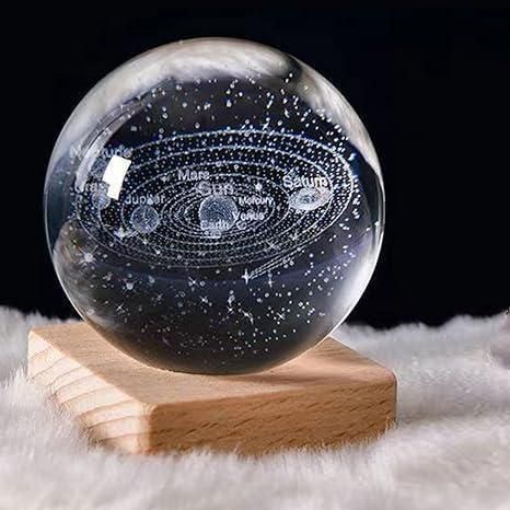 3D Crystal Lamp Ball – Stunning LED Light with Assorted Colors