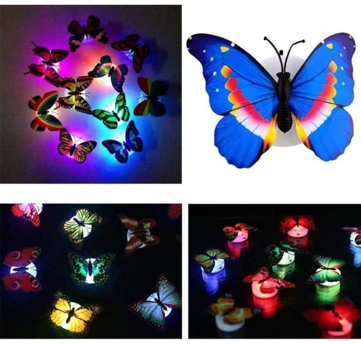 3DButterfly Led Light for Home Decoration (Pack of 3)-Aesthetic Festive Wall Décor