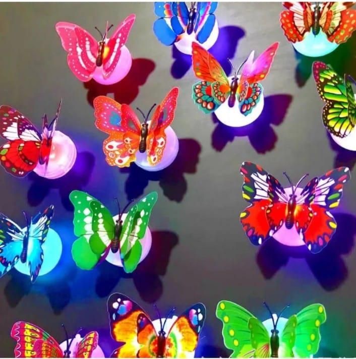 3DButterfly Led Light for Home Decoration (Pack of 3)-Aesthetic Festive Wall Décor