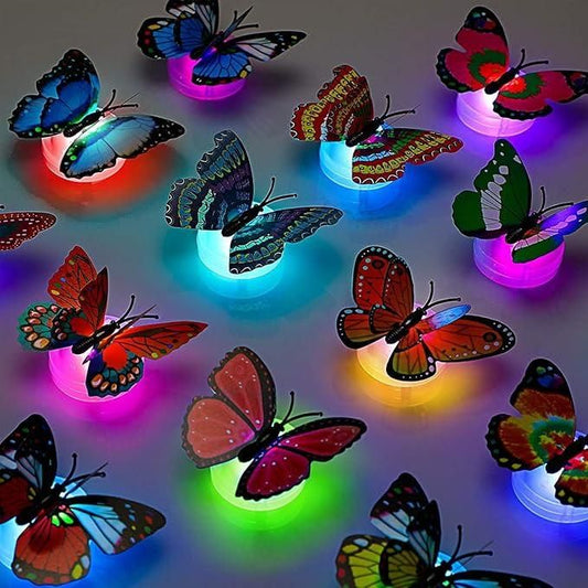 3DButterfly Led Light for Home Decoration (Pack of 3)-Aesthetic Festive Wall Décor